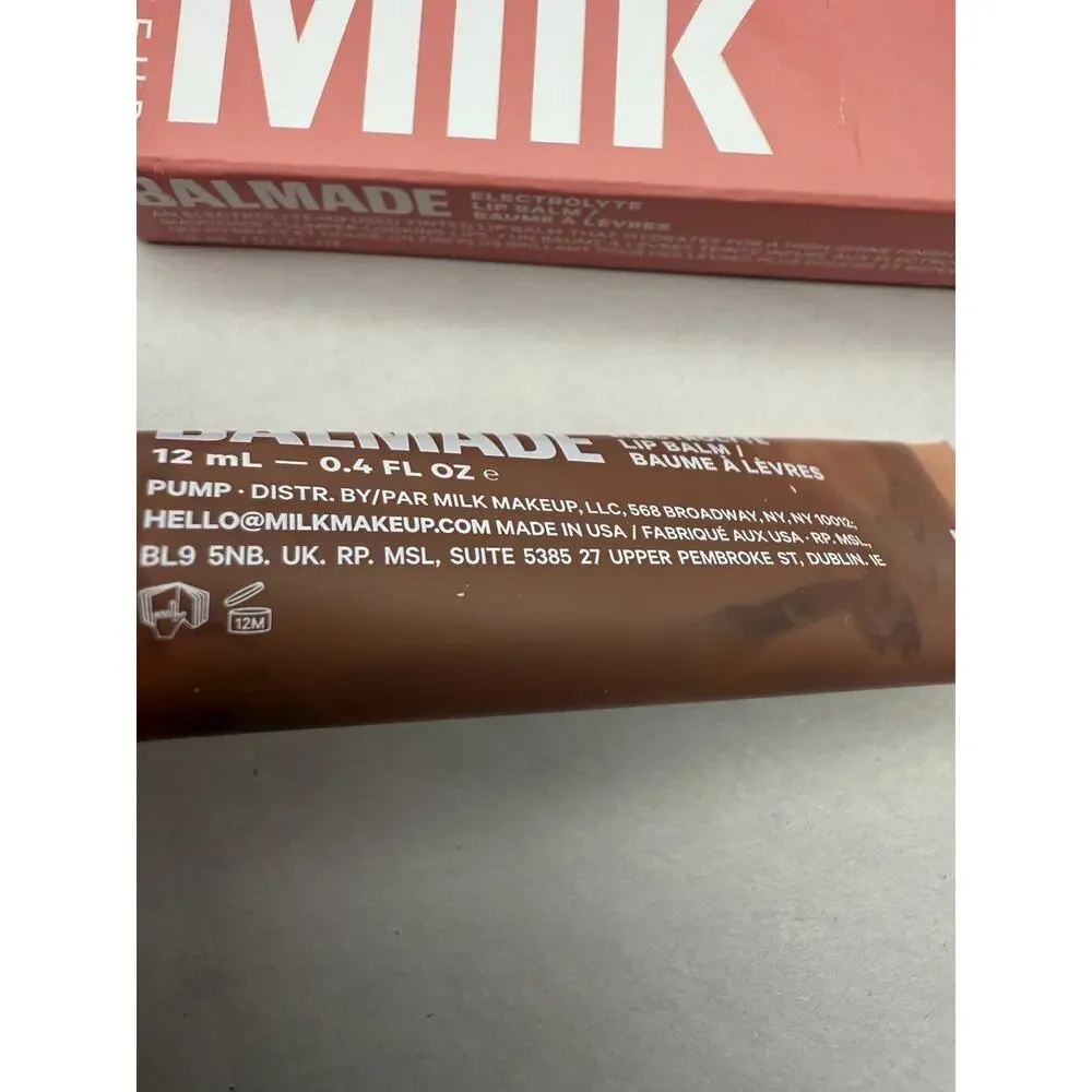 Milk Makeup Balmade Electrolyte Lip Balm~Pump~NIB~0.4 FL Oz *READ...